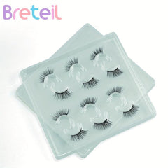 6 Pairs C Curling Fluffy Volume False Eyelashes Natural Cross Slender Lashes