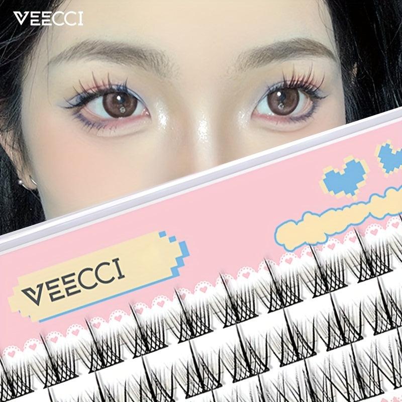 36 Pcs 3D Effect C Curl Natural Individual Lashes Mixed Tray Soft Lightweight