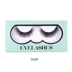 3D Chem Fiber False Eyelashes Thick Curling Messy Simulated Reusable