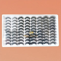 40 Pairs Thick False Eyelashes Natural Cross Lashes