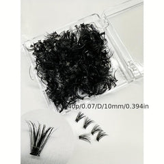 500pcs 30D Cluster Lashes Fair Lashes DIY Grafting False Lashes