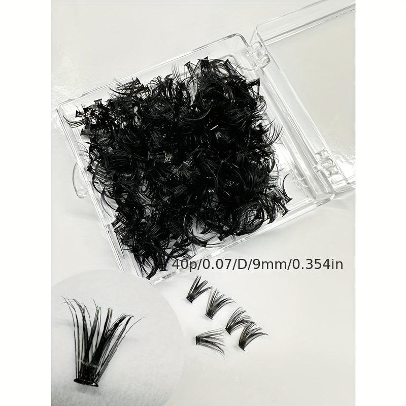 500pcs 30D Cluster Lashes Fair Lashes DIY Grafting False Lashes