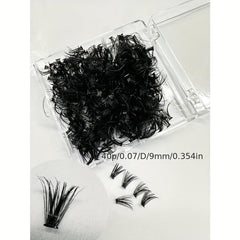 500pcs 30D Cluster Lashes Fair Lashes DIY Grafting False Lashes
