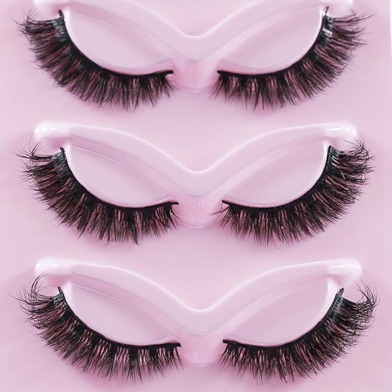 Fox Eyelashes Natural False Eyelashes D Curling 5 Pairs