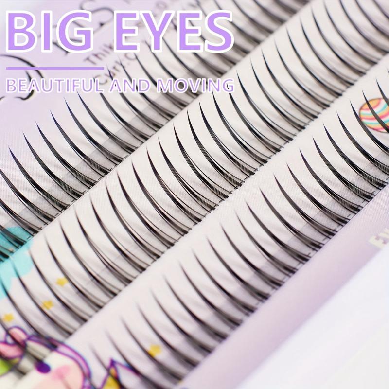 M Shaped Self Grafted False Eyelashes Single Cluster Eyelashes