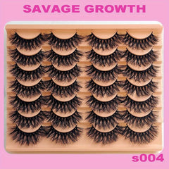 14 Pairs Fluffy Mink Lashes Thick Long False Eyelashes
