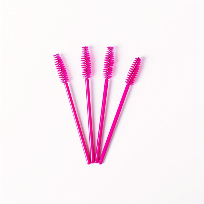 50pcs Eyelash Brushes and Spoolies for Extensions and Makeup Application