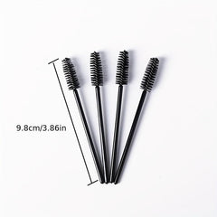 50pcs Eyelash Brushes and Spoolies for Extensions and Makeup Application