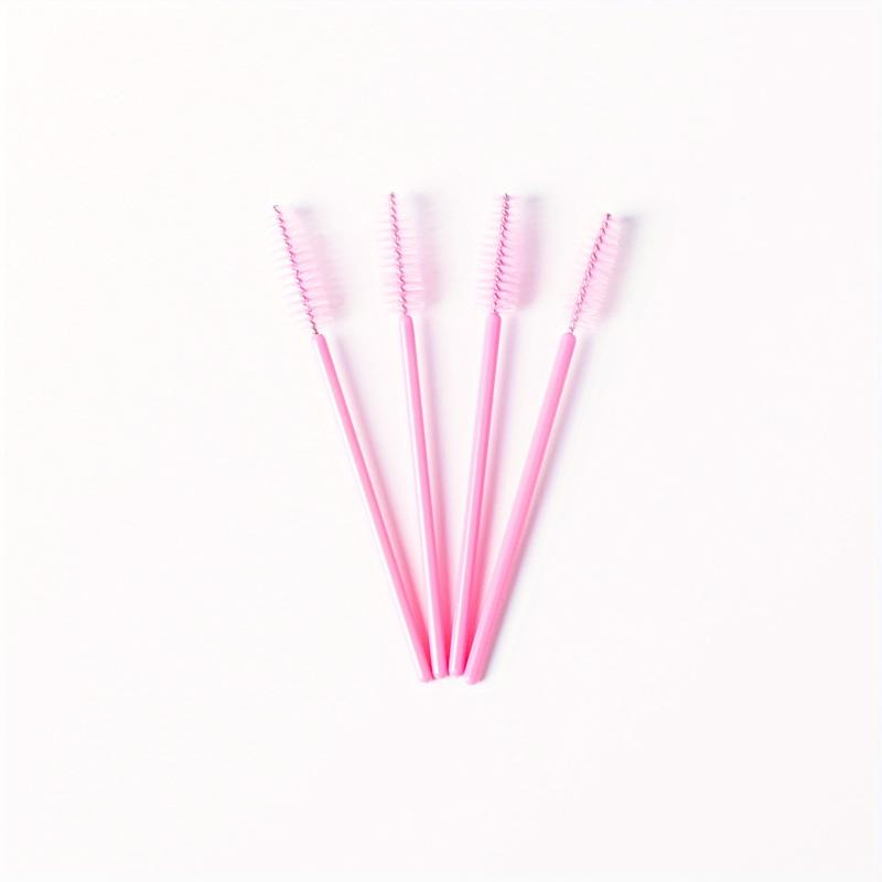 50pcs Eyelash Brushes and Spoolies for Extensions and Makeup Application