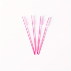50pcs Eyelash Brushes and Spoolies for Extensions and Makeup Application