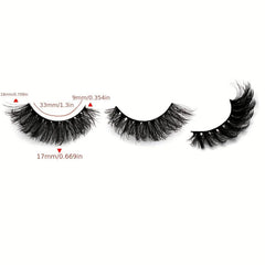 7 Pairs Thick Curling 18mm False Eyelashes Daily Voluminous Eye Lashes