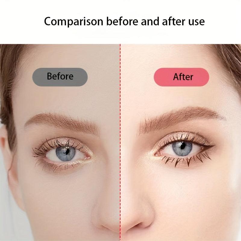 2 Pcs Silicone Lower Eyelash Stamps Makeup Tools Easy Applying Travel Portable