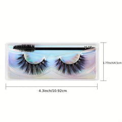 11 15 MM 3D Faux Fur Mink Lashes Natural Slender Eyelashes 20mm Pack