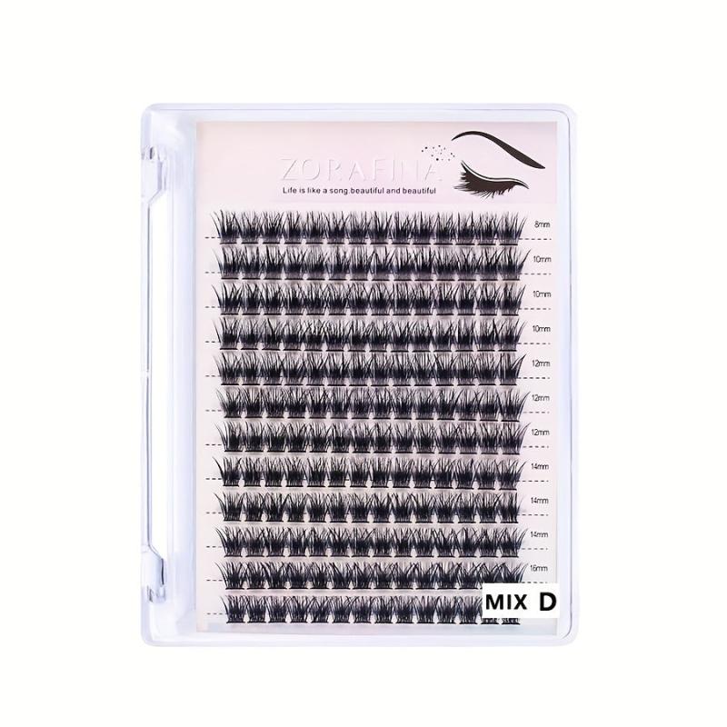 Thick Cluster Lashes Segmented Self Grafting Eyelashes Fluffy Volume