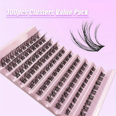 100pcs Cluster Lashes Individual Lashes Lash Extensions Clusters