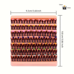 Segmented Butterfly Applique Decorative False Eyelashes