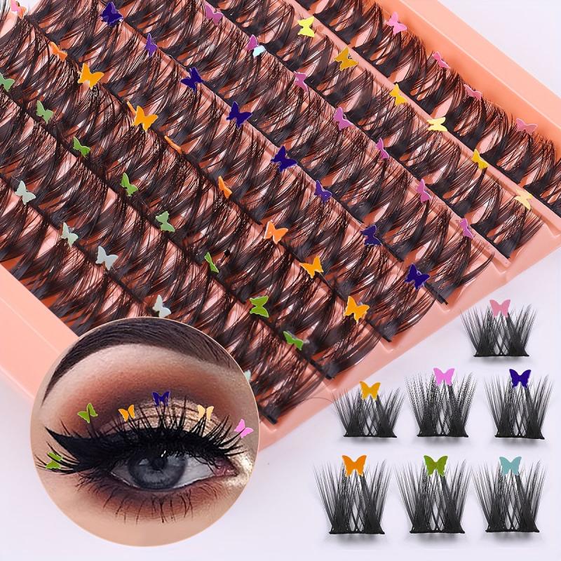 Segmented Butterfly Applique Decorative False Eyelashes