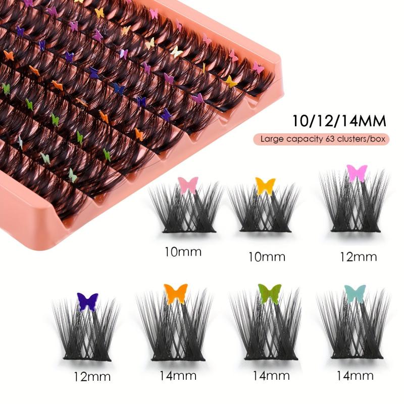 Segmented Butterfly Applique Decorative False Eyelashes