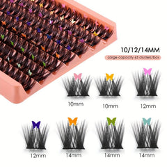 Segmented Butterfly Applique Decorative False Eyelashes