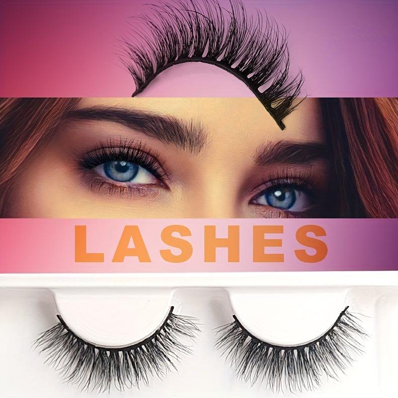 15mm Faux Mink Lashes Soft Eyelashes Natural False Eyelashes