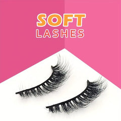 15mm Faux Mink Lashes Soft Eyelashes Natural False Eyelashes