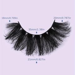 Natural C Curling False Eyelashes - Dramatic Look Extensions