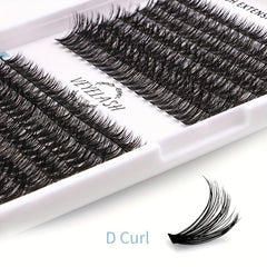 280pcs Wispy Cluster Lashes 8-16mm Mix Length Reusable False Eyelashes