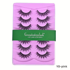 7 Pairs 3D False Eyelashes Fluffy Dramatic Lengthening Easy Wearing