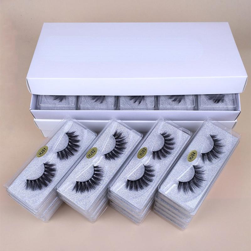 20 Pairs Natural Fluffy 3D Mink Lashes False Eyelashes Extension