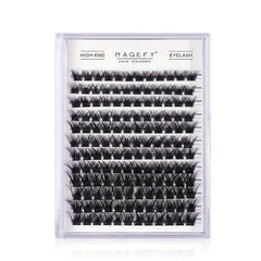 Curling Fishtail Cluster Lashes - Thick Reusable Lashes