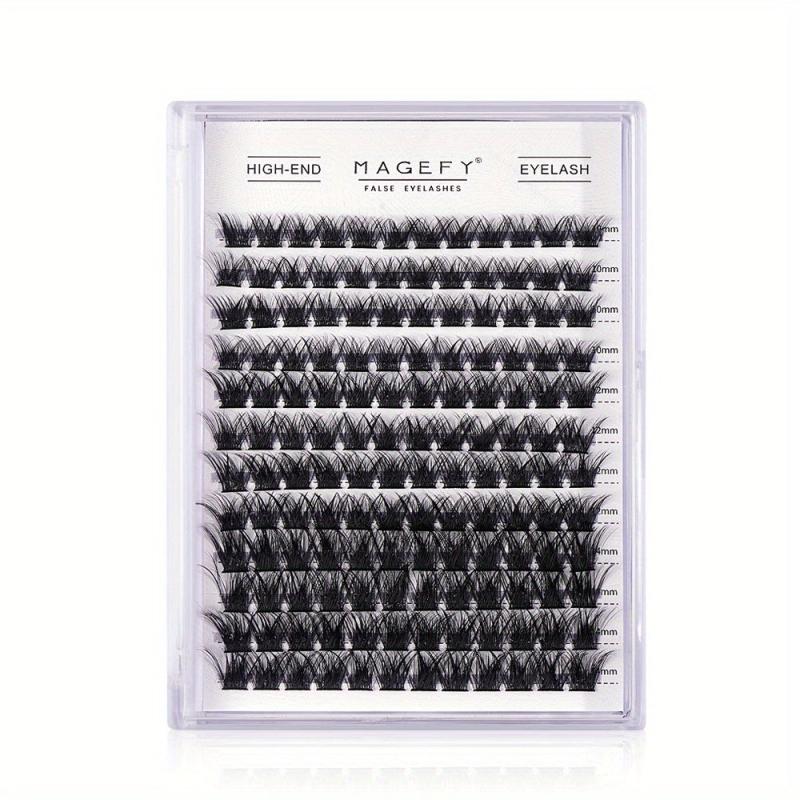 Curling Fishtail Cluster Lashes - Thick Reusable Lashes