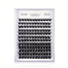 Curling Fishtail Cluster Lashes - Thick Reusable Lashes