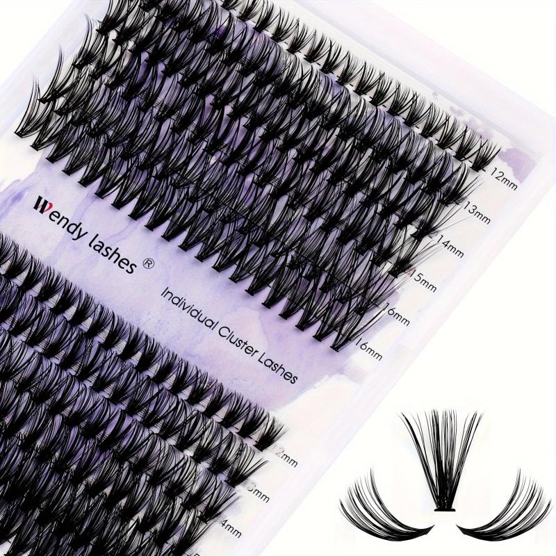 10D-40D Mixed DIY Soft False Lashes Extension 240 Pcs Cluster Large Capacity