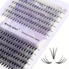 10D-40D Mixed DIY Soft False Lashes Extension 240 Pcs Cluster Large Capacity