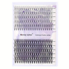 10D-40D Mixed DIY Soft False Lashes Extension 240 Pcs Cluster Large Capacity
