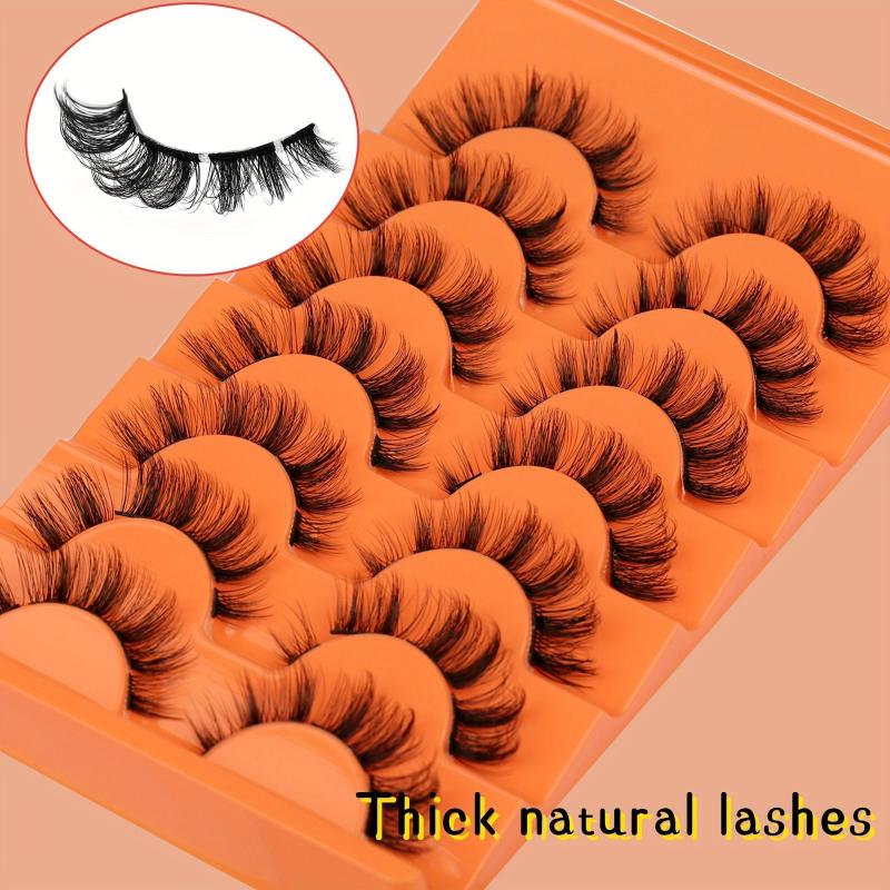 Dramatic Strip Lashes Extensions Wispy 7 Pairs