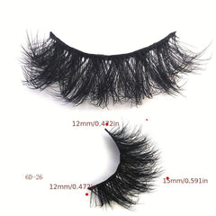 7 Pairs Full Strip Eyelashes Thick Slender Fluffy False Eyelashes