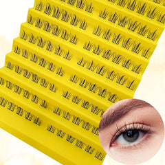 120pcs Smooth Faux Mink False Eyelashes DIY All Match Cluster
