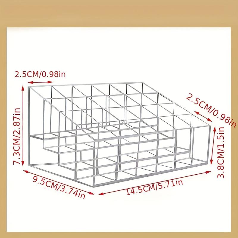 Clear Lipstick Holder Organizer Cosmetic Storage Display Case