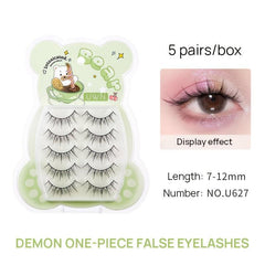 Comic Lashes Simulated Devil Style False Eyelashes