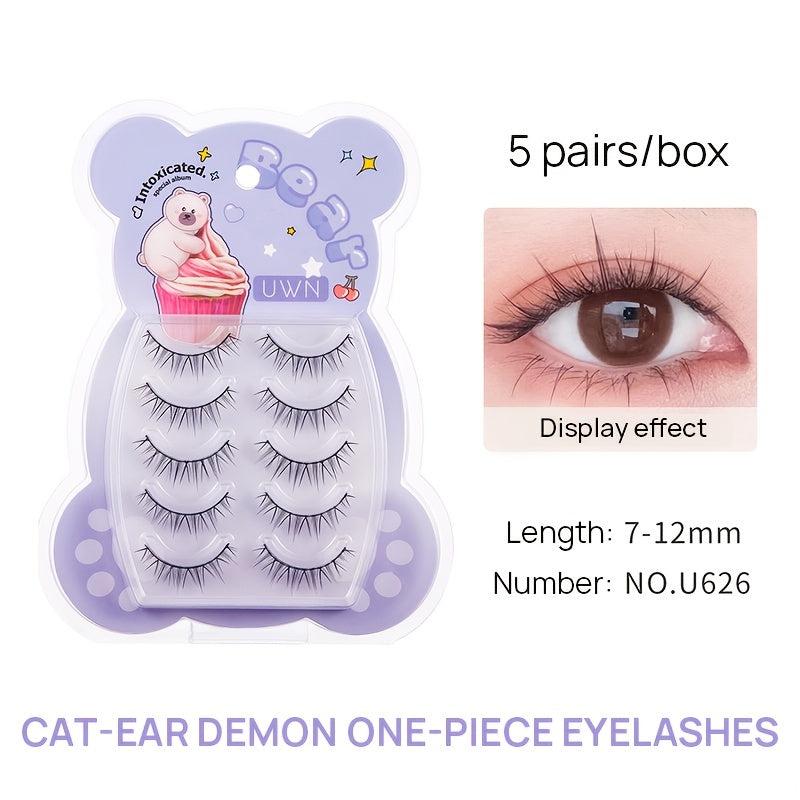 Comic Lashes Simulated Devil Style False Eyelashes