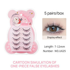 Comic Lashes Simulated Devil Style False Eyelashes