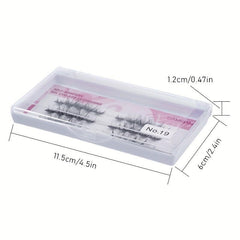 Self Adhesive Individual Cluster Eyelashes DIY Extension Grafting