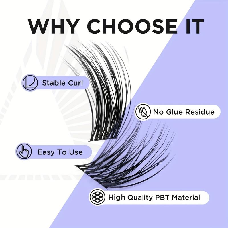 30 C Curl 11 13mm Segmented Lash Cluster False Eyelashes