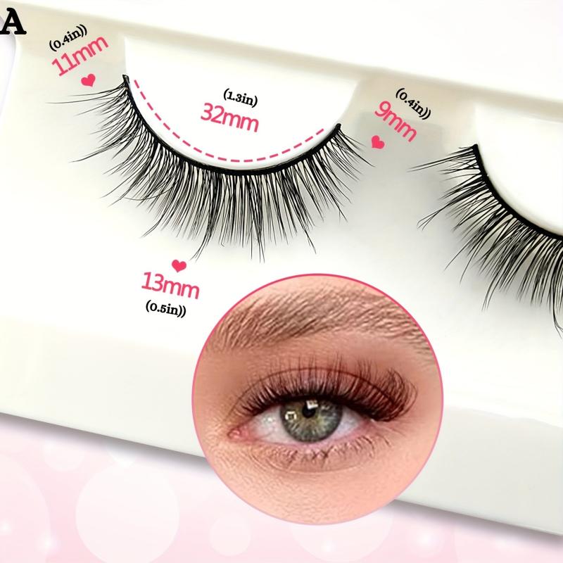 10 Pairs Fluffy Faux Mink False Eyelashes for Stunning Cat Eye Look