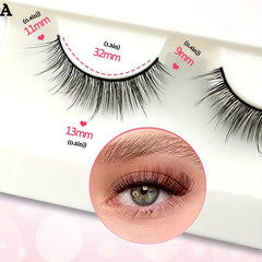 10 Pairs Fluffy Faux Mink False Eyelashes for Stunning Cat Eye Look