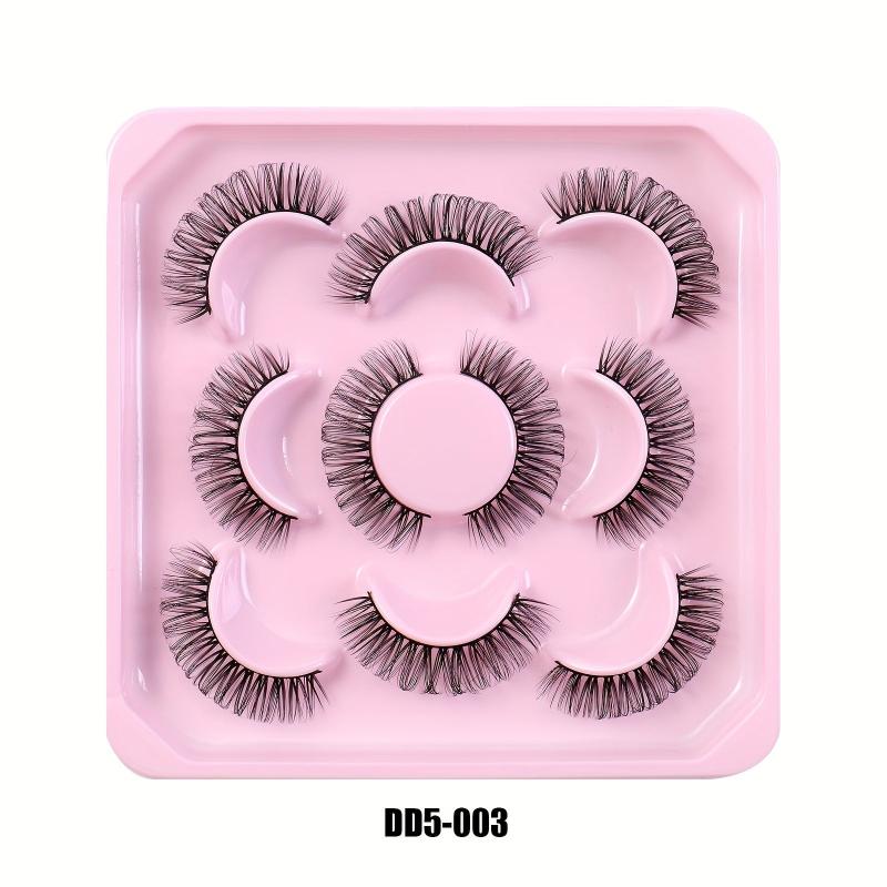 Thick Volume False Eyelashes for Stage Party Makeup DD Curl Long Lasting Lashes