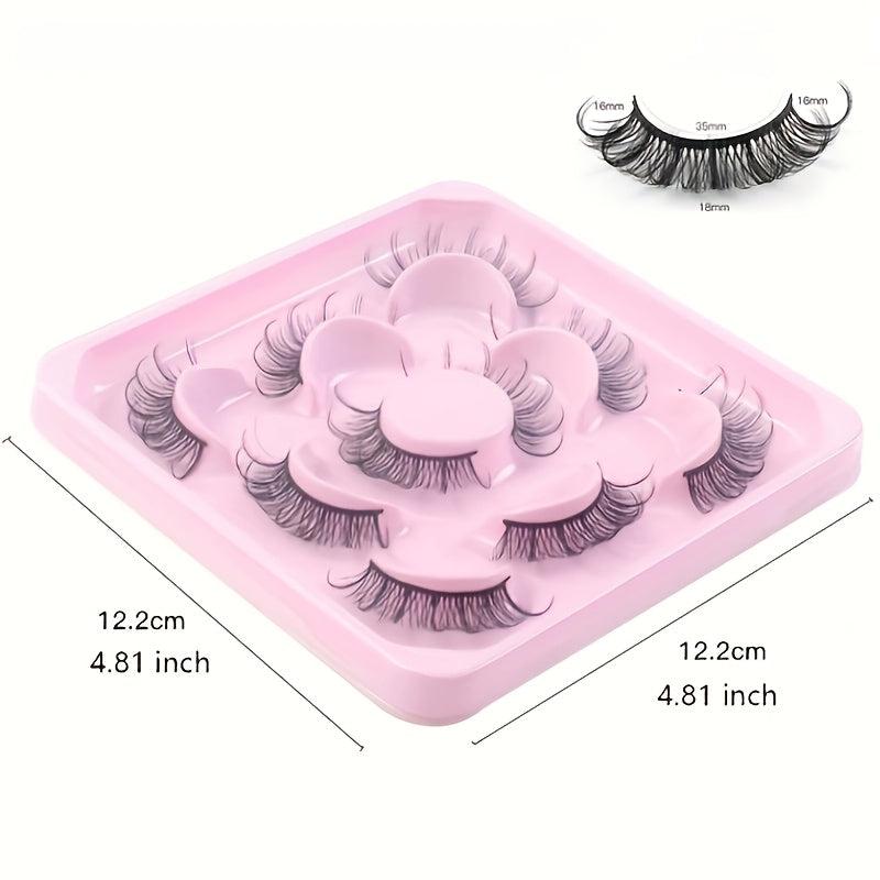 Thick Volume False Eyelashes for Stage Party Makeup DD Curl Long Lasting Lashes