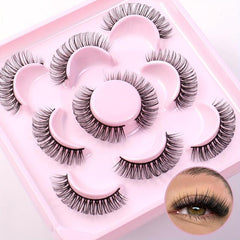 Thick Volume False Eyelashes for Stage Party Makeup DD Curl Long Lasting Lashes