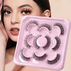 Thick Volume False Eyelashes for Stage Party Makeup DD Curl Long Lasting Lashes